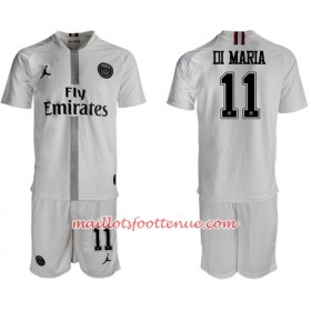 Maillot/Tenue Paris Saint Germain Di Maria 11 Jodan Blanc Enfant Troisieme 2018/2019